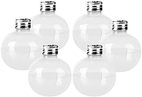 KFSO 1PC/6PCS Light Bulb Cup - Multi-Use Kids Cup Adult Drinking Glass Juice Cocktail Beer Terrarium Candy Jar - Christmas Decoration (6PCS-300ml)