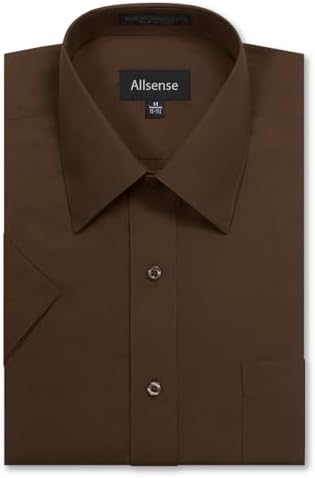 Amazon.com: Men's Solid Chocolate Brown Dress Shirt w/Convertible Cuffs sz 14 1/2 32/33 : Clothing, Shoes & Jewelry Amazon.com: Men's Solid Chocolate Brown Dress Shirt w/Convertible Cuffs sz 14 1/2 32/33 : Clothing, Shoes & Jewelry