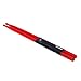 Andoer Pair of 5A Drumsticks Nylon Stick for Drum Set Lightweight Professional (Red) primary