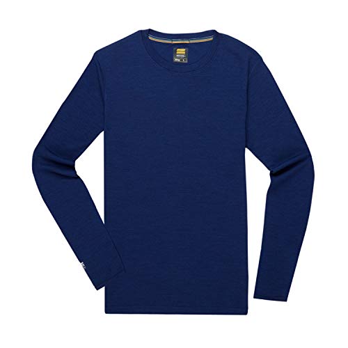 MERIWOOL Mens Base Layer 100 Merino Wool Midweight Long Sleeve
