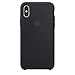 Anti-Drop iPhone X/10 (5.8Inch) Liquid Silicone Gel Case, TOSHIELD Soft Microfiber Cloth Lining Cushion for iPhone 10 (Black)