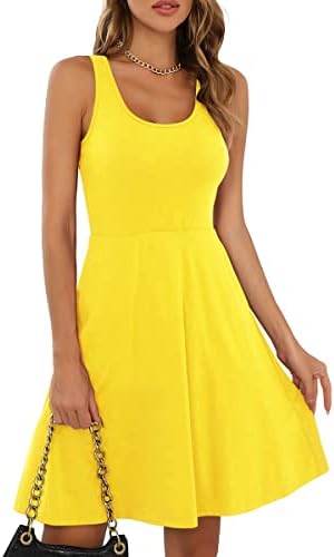yellow skater dress amazon Neon Yellow / Skater Dress