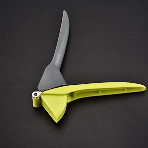 Stainless Steel Garlic Press Crusher Squeezer Masher Home Kitchen Mincer Tool-SUNSEE New (Green) - Thumbnail 3