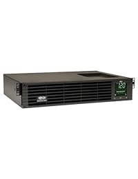 Tripp Lite UPS Inteligente de Onda Sinusoidal de 1000VA, 6 Salidas, Interactivo de Línea de 800W, Montaje en Rack de 2U, LCD, USB, DB9 (SMART1000RM2U) Estándar