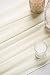 Ling's Moment 10Ft Ivory Light Gold Chiffon Like Table Runner for Beige Wedding Rustic Boho Wedding Party Bridal Shower Decorations Birthday Party