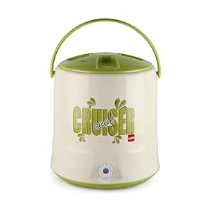 Cello Cruiser Plastic Insulated Water Jug, 20 litres, Green