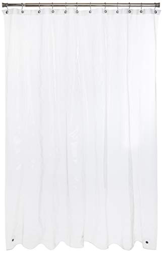 UrbanWare Fomaily Shower Curtain Liner - Water Resistant - PEVA - Non-Toxic - Eco-Friendly - No Chemical Odor - Rust Proof Grommets – 72x72