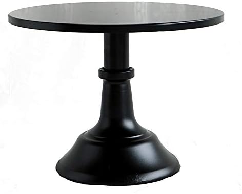Cake and Dessert Stand,Round Cupcake Stands Metal Dessert Display Cupcake Pedestal Plate for Wedding, Birthday Party(Black)