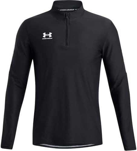 Under Armour Men's Challenger Track Jacket, Black (001)/White