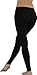 ToBeInStyle Women's Full Length Cotton Leggings - Black - M