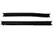 1999-2016 Ford F250 F350 F450 Super Duty Rear Door Lower Weatherstrip Set for Supercab OEM
