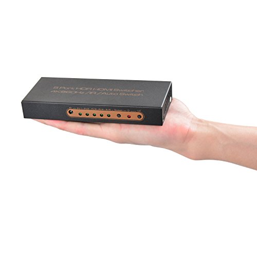 [2019 PRO] 4K 60hz HDMI Switcher, NexTrend 5 Port HDR HDMI 2.0 Switch Hub HDMI Splitter Support 4K@60Hz/2K/1080P/3D with IR Remote Control for TV, Projector Camcorders, Gaming Console - Thumbnail 3