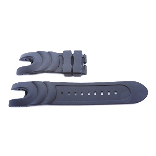 Replacement Generic 26mm Black Rubber Watch Strap for Invicta Venom Collection