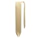 SEIKEA Wrap Around Ponytail Straight Hair Extension Clip in 28 Inch Synthetic Hairpiece - Creamy Blonde