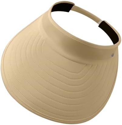 Wide Brim UV Protection Seamless Ponytail Visor Hat for Women Golf Beach Travel WANDER Sun Visor Hats for Women Wide Brim UV Protection  main image 4