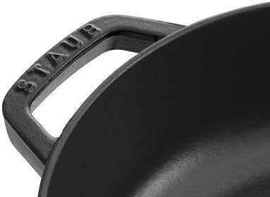 STAUB Cast Iron Chistera, Black, 24 cm - Image 4