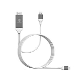 Stouchi Compatible with iPhone 8 X 7 6 5 iPad iPod HDMI Cable Adapter