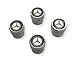 Genuine Mercedes-Benz VALVE STEM CAPS, BLUE LAUREL WREATH BQ 6 40 8131