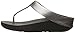 FitFlop Women's Barrio Flip Flop, Pewter, 7 M US