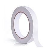 WXJ13 Double-Sided Adhesive Tape for Wallpaper, Crafts, Photos, 1 Roll, 3/4 inch by 30 yards