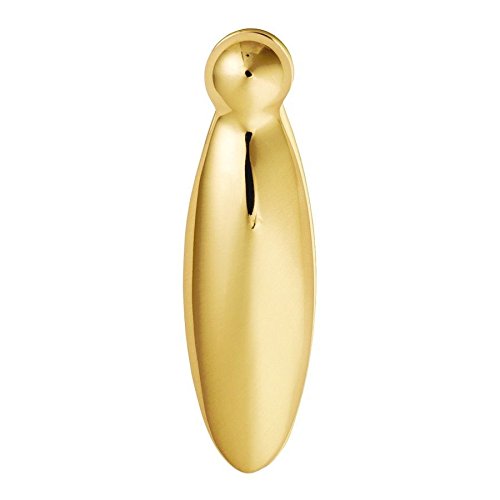 Carlisle Brass Pear Drop Covered Escutcheon 60x18mm Polished Brass AQ45