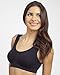 Genie Bra Womens Seamless Wireless Bra, As Seen On TV - 2 Pack (White and Black)- 2X