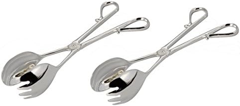 Elegance Silver Silver Plated Jumbo Salad Tongs, Set OF 2