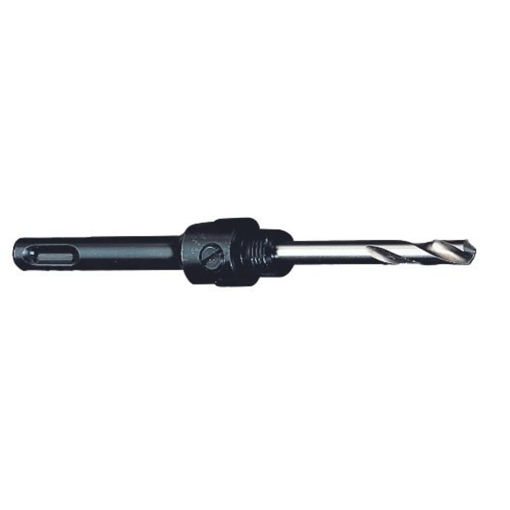 Starrett SDS-Plus Holesaw Arbor - 14-30mm Hex Shank Arbor with HSS Pilot Drill - A1-1, Silver — image 1