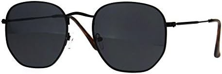 Classy Vintage Fashion Sunglasses Thin Metal Hexagon Shape Frame UV 400