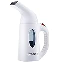 URPOWER Garment Steamer 130ml Portable Handheld Fabric Steamer Fast Heat-up Powerful Travel Garment Clothes Steamer with High Capacity for Home and Travel, Travel Pouch Included
