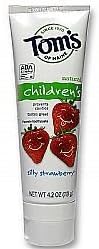 New 2007 products Tom's Of Maine Children's Fluoride Toothpaste Silly Strawberry - 4.2 Oz