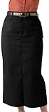 Ed Garments Women's Poly/Cotton Laundry Friendly Wrinkle Resistant Chino Skirt