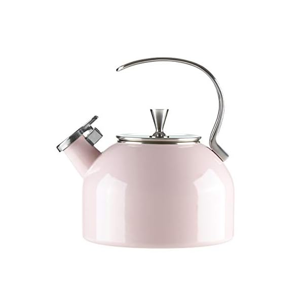 KATE SPADE Tea Kettle, 3.80 LB, Blush The Home Kitchen Store