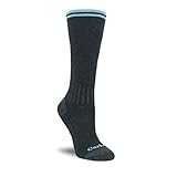 Carhartt Women's Merino Wool Blend Graduated Compression Boot Socks,  Navy, Shoe: 5.5-11.5