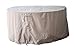 Dola Patio Round Outdoor Furniture Cover for Patio Dining & Daybeds Beige Waterproof in 3-Layers Heavy Polyester Fabric (75