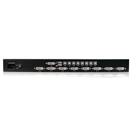 StarTech 8 Port 1U Rack Mount DVI USB KVM Switch (SV831DVIU)