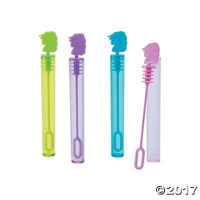 Unicorn Bubble Tubes - 24 pc