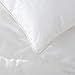 Egyptian Bedding California (Cal) King Size Luxurious 1200 Thread Count Goose Down Alternative Comforter, 100% Egyptian Cotton Cover, Solid White Color, 750 Fill Power, 50 Oz Fill Weight