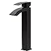 VIGO Duris 12'' H Single Handle Single-Hole Bathroom Vessel Faucet in Matte Black-VG03007MB