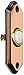 Heath/Zenith 924-B Wired Push Button with Recessed Mount with Lighted Center, Brushed Copper Finish