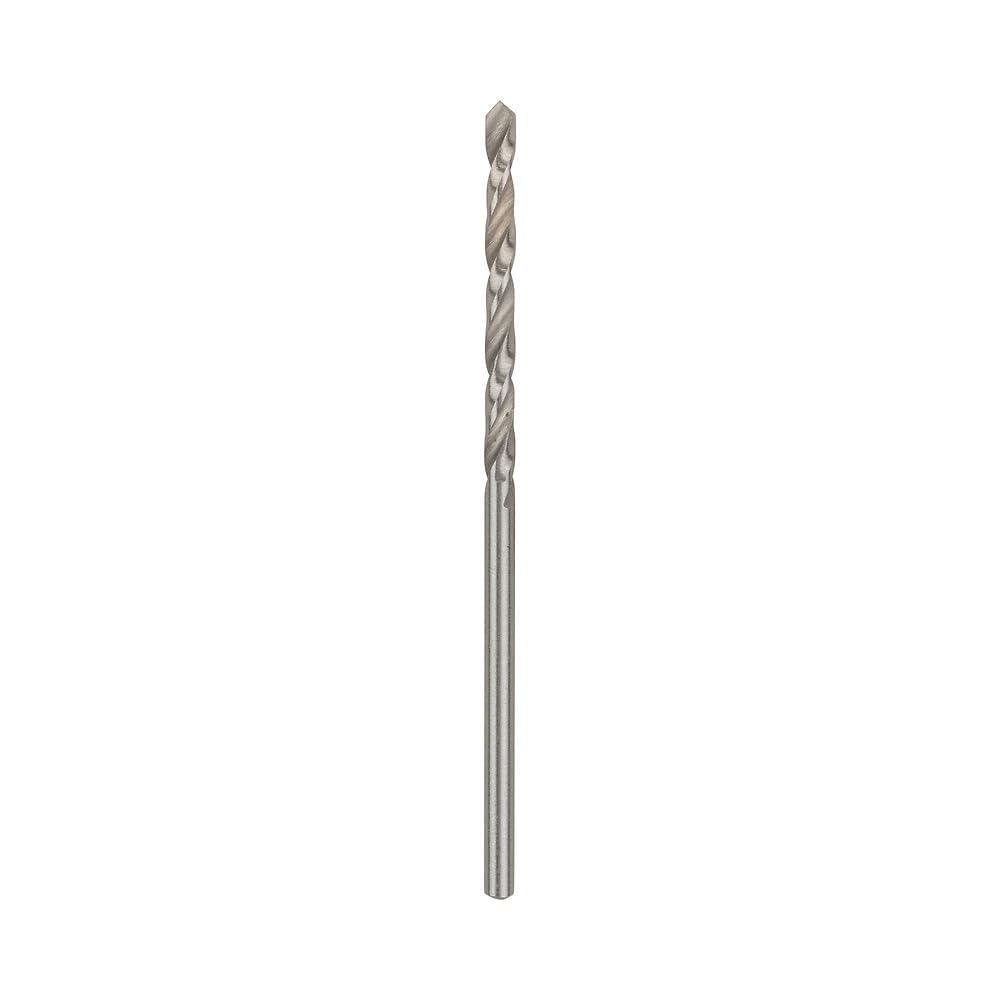 Bosch 10x PRO Metal HSS-G Twist Drill Bit Standard Length (for Non-ferrous metals, Steel, Ø 2,50 mm, Professional Accessory Rotary Drill/Drivers)