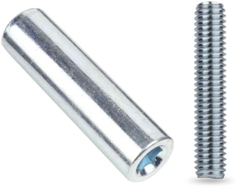 Spare Hardware Parts Bed Frame Set, Long Round Coupling Nut Sleeve and ...