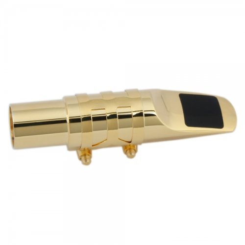 A2 Alto Saxophone Metal Mouthpiece Golden with Cap & Ligature #7