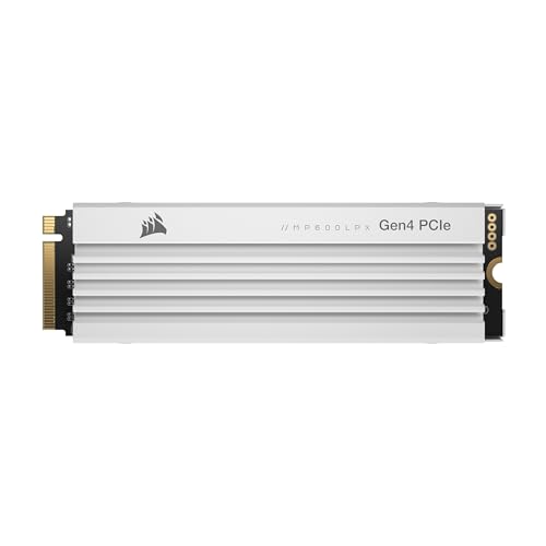 Corsair MP600 PRO LPX 1TB M.2 NVMe PCIe x4 Gen4 SSD - Optimiert Für PS5 (Bis zu 7.100 MB/Sek. Sequentielle Lese- Und 5.800 MB/Sek. Sequentielle Schrei