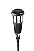 Newhouse Lighting Solar Flickering LED Island Torches, Dark Chocolate, 4-Pack