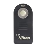 TOOGOO(R)Control remoto del obturador IR Disparador inalambrico por infrarrojos para DSLR Camara para Nikon ML-L3 D7100 D7000 D90 D3300 D3200 1 V3 V2