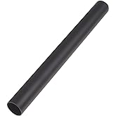 Feelers 1PCS Aluminum Tubing 1" (25mm) OD x 7/8" ID x 10" Length, 1.2mm Wall Thickness, Aluminum Round Pipe for Handcraft, DIY, Architectural Decor, Black