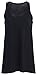 Loose Fit extra long tank tops for women Black XXL