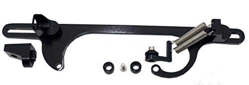 Black Aluminum Anodized Throttle Cable Bracket for 4150 Style Series Carburetor