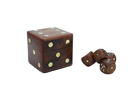 Amaze Shoppee Square Shape Box Ludo Game Dice 2X2